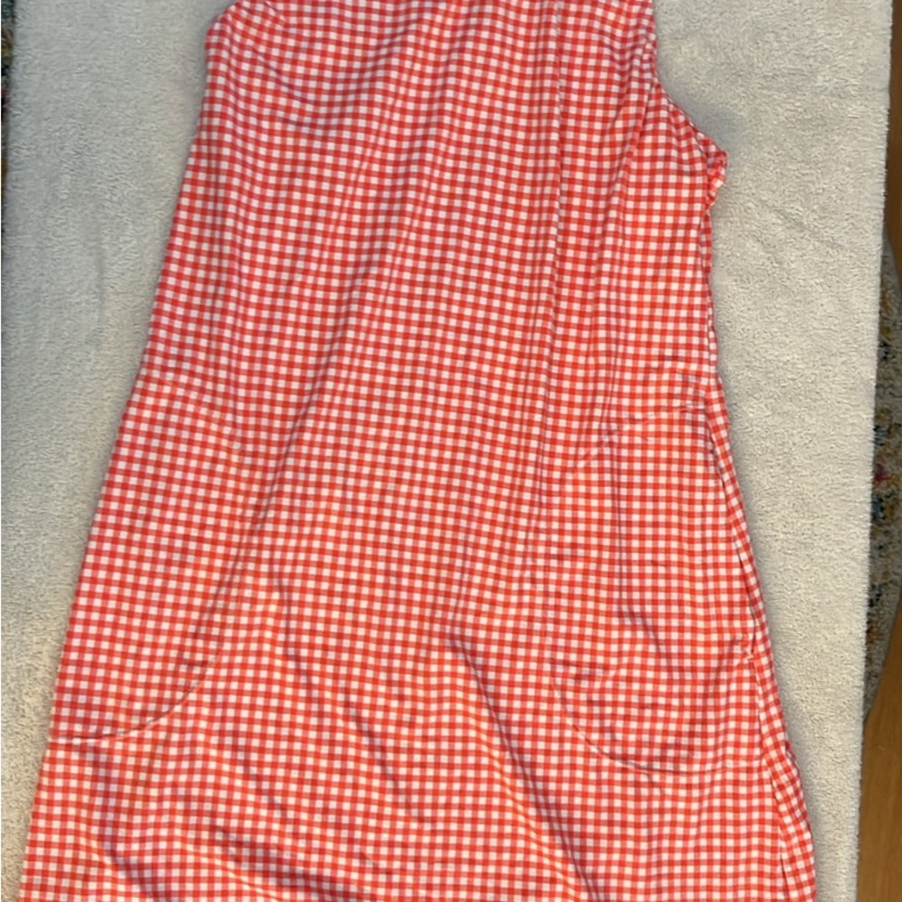 Red and White Gingham Tommy Bahama Swimsuit Cover